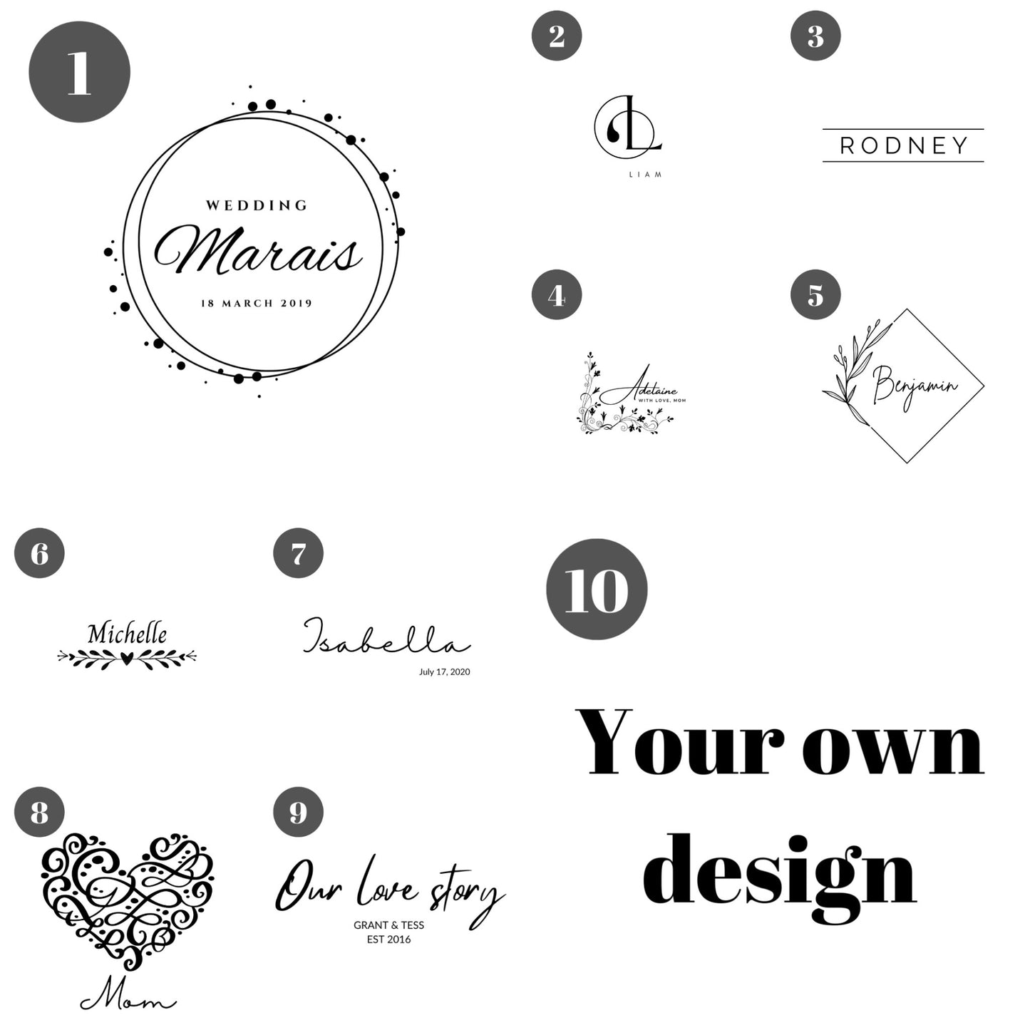 Custom design options for music boxes