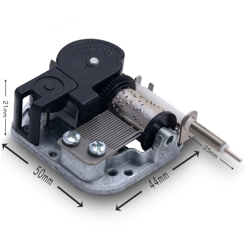 Musical Mechanism - Wind Up with Rotating Shaft - Music Box SA