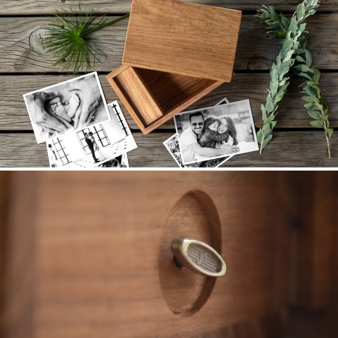 Handcrafted Kiaat Keepsake Music Box | Wind up Mechanism | Medium | Free Delivery - Music Box SA